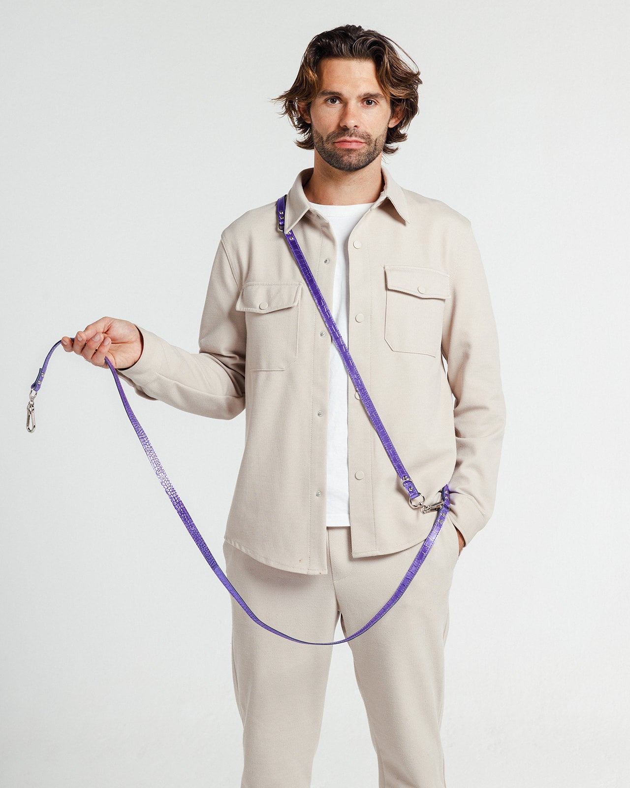 Tanzanite Cross Leash